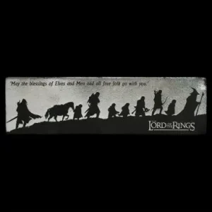 Weta Workshop El Señor de los Anillos Punto de libro Fellowship Silhouette Más Vendido
